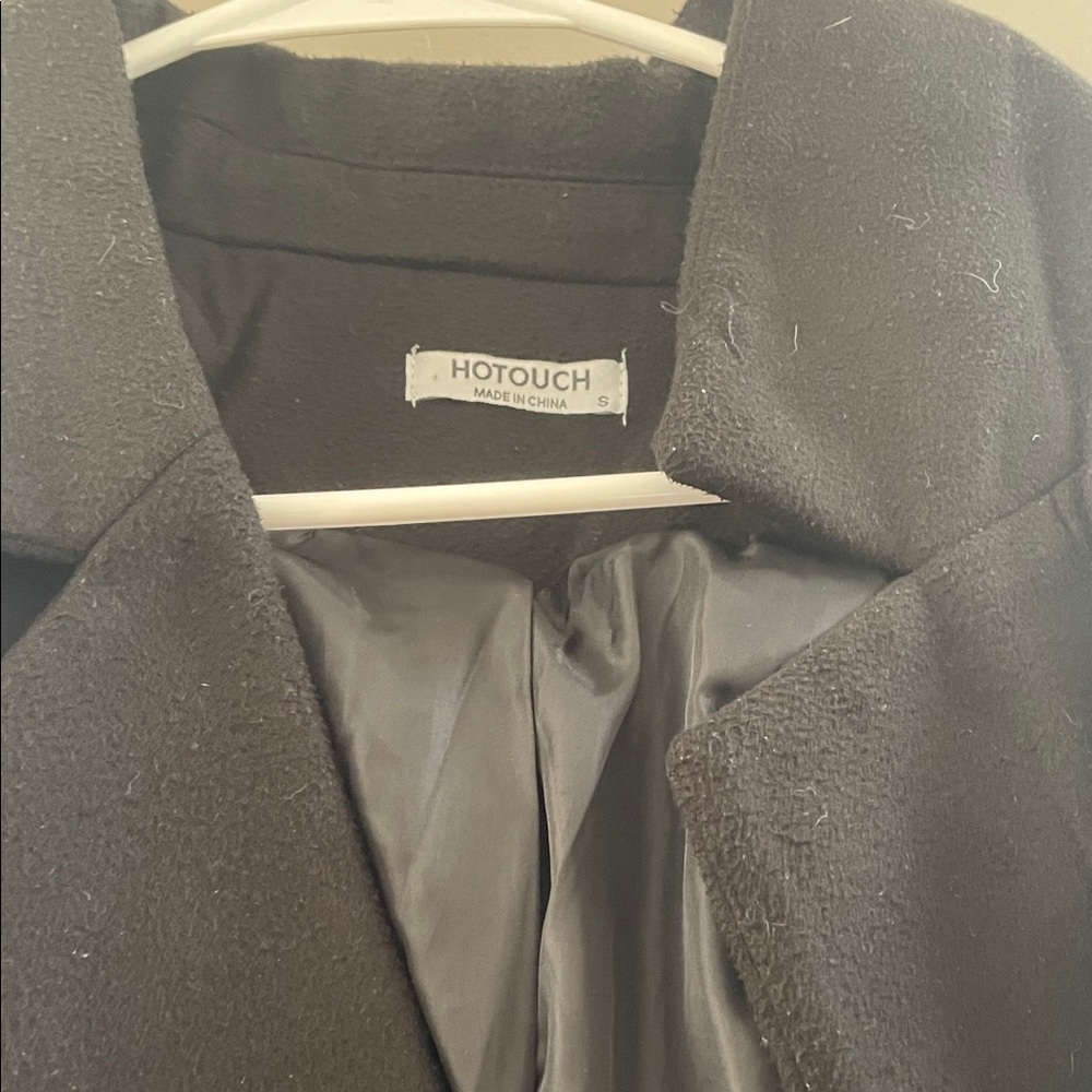 Hotouch Women's Black Trench Coat